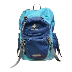 🟦 Deuter Kids Backpack Blue Teal‎ Durable School Hiking Pack
